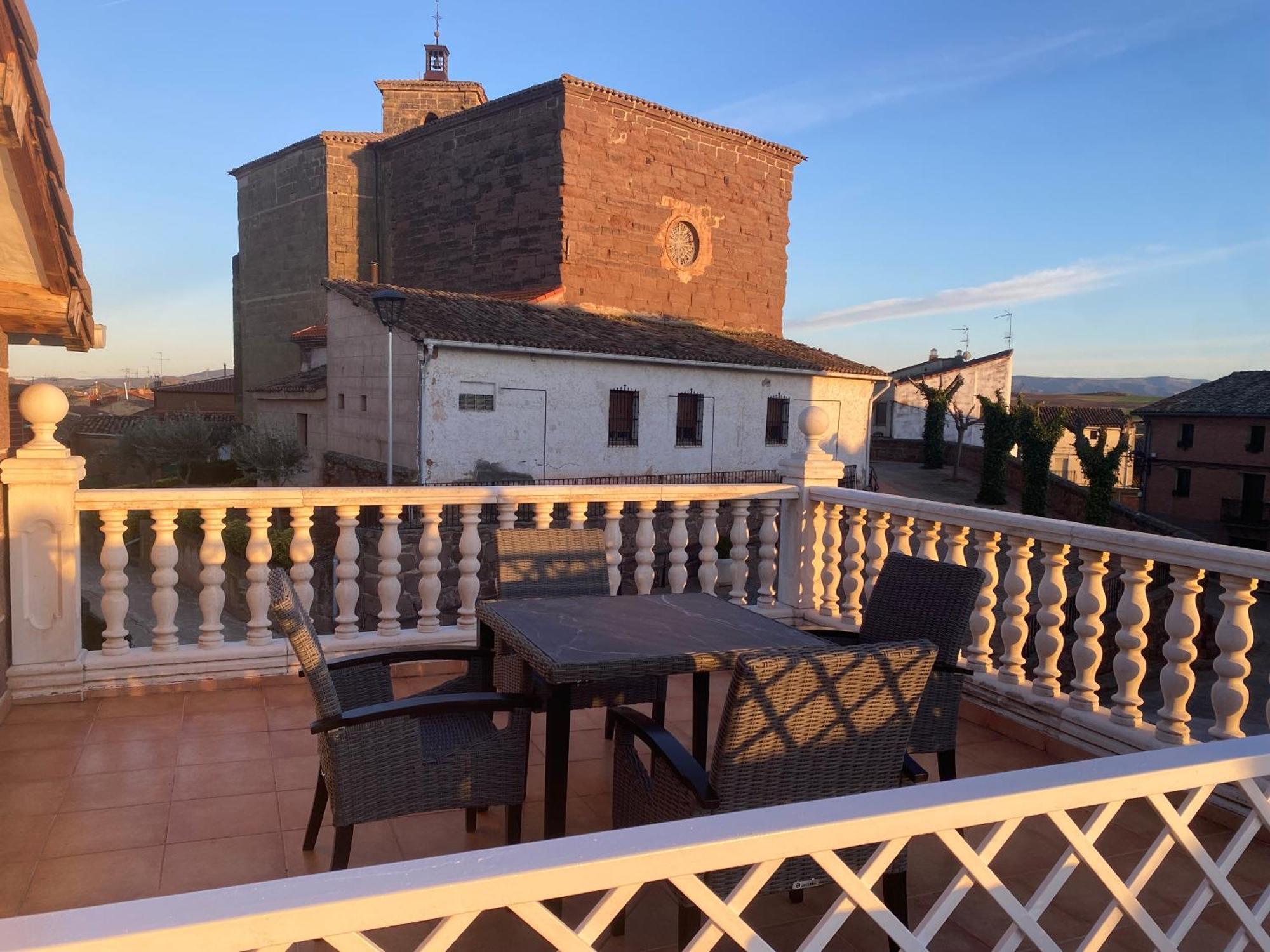 Casa Rural La Plaza Azofra Bagian luar foto